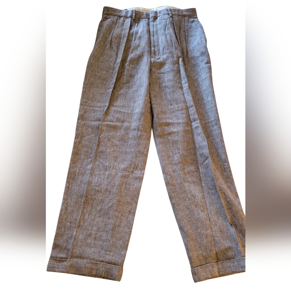 POLO LINEN TROUSERS - Picture 3 of 11